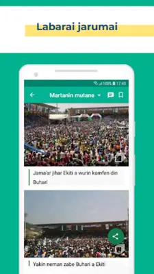 Labaran Najeriya HAUSA Legit. android App screenshot 2